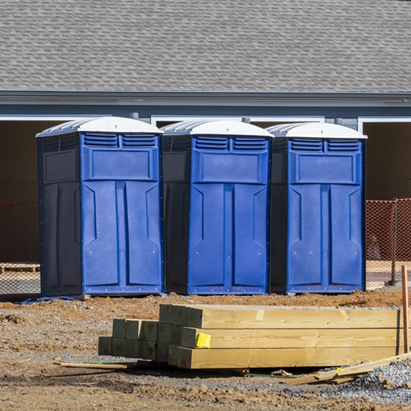 how do you dispose of waste after the portable restrooms have been emptied in Harmony Indiana